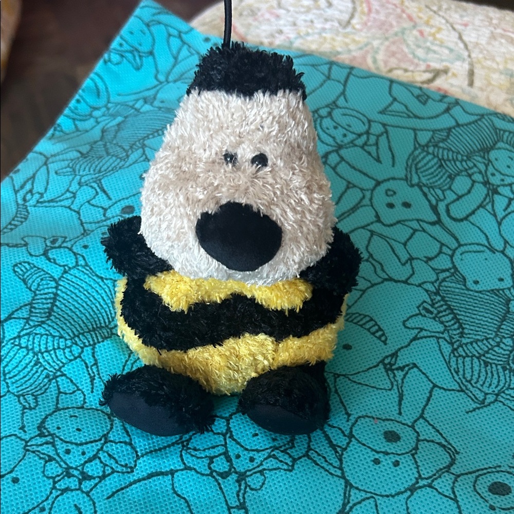 Plush Honey Bee Dog pudding series  - Yellow & Black